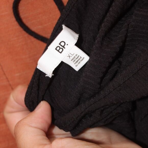 COPY - NEW BP Black Ruched Cami Sleveeless  Dress Women L - Picture 12 of 13